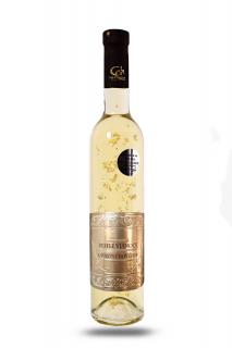 0,5 L Gold Cuvee so zlatom Vianočné/Novoročné želanie (Vianočný darček - víno)