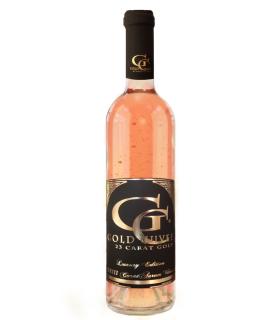 0,75 L Gold Cuvee - Ružové  so zlatými lupeňmi 23 karát (Gold Cuvee 23 karat)