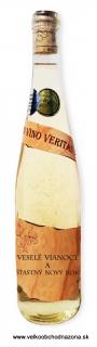 0,75 L Gold Cuvee so zlatom Vianočné želanie - Nový rok - drevo (Darčekové vína so zlatom)