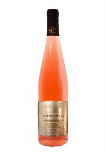 0,75 L Gold Cuvee VESELÉ VIANOCE A ŠŤASTNÝ NOVÝ ROK Rosé (Vianočné darčeky - zlatá etiketa kovová - pozlátená)