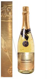 0,75l Gold Cuvee šumivé so zlatom Vianočné / novoročné  ( Darčekové vína a šumivé vína)
