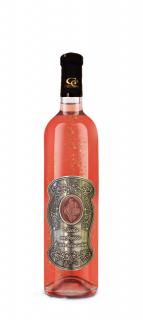 00  Rokov - Darčekové Ružové so zlatom  0,7  Kovová etiketa  (Názov produktu: Gold Cuvee 23 karat Rose)