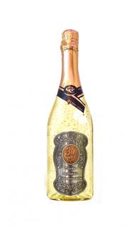 30 rokov  Zlaté šumivé 0,75 l Narodeniny kovová etike (Darčekové vína  a šumivé vína)