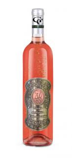 70  Rokov - Darčekové Ružové so zlatom  0,7  Kovová etiketa  (Názov produktu: Gold Cuvee 23 karat Rose)