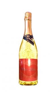 Gold Cuvee šumivé so zlatom Valentín ( Darčekové vína  a šumivé vína)