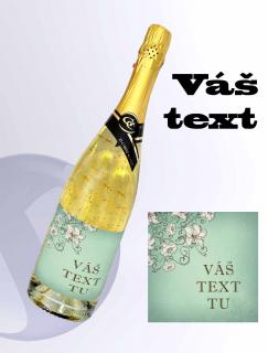 Gold Cuvee šumivé so zlatom - vintage - Váš text (Darčekové vína  a šumivé vína)