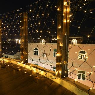 Vnútorná svetelná sieť, 2m, 160 LED, teplá biela, 8 programov