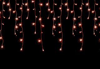 Vonkajší LED vianočný záves - červená, 10m, 500 LED, 8 programov