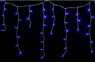 Vonkajší LED vianočný záves - modrá, od 10m do 20m, 8 programov, prepojovateľný Dĺžka svetelnej časti a počet LED: 20m a 1000 LED