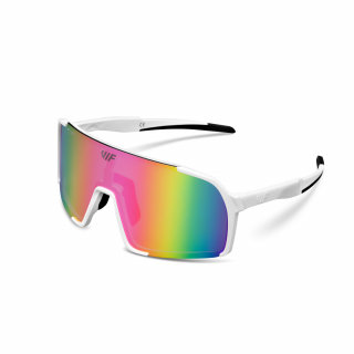 Detské športové okuliare VIF One Kids White x Pink