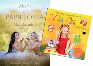 DAGAZ s.r.o Balíček kniha + CD VÍLA ELLA a zvieratká