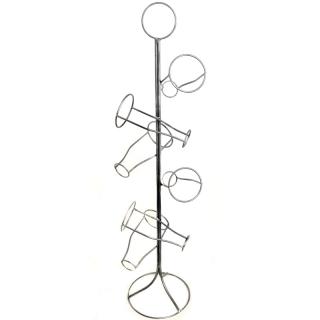 Stojan na víno Wind (Patina strieborná)
