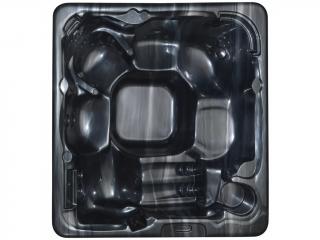 Vírivka Model SPRINGS 210x210x92cm - Kúpeľný Zážitok a Štýlový Dizajn pre Každý Domov Farba: Antracit(MIDNIGHT OPAL)