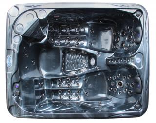 Vírivka PUMA 210x170x90 - Exkluzívny Model pre Útulné Relaxačné Chvíle Farba: Antracit(MIDNIGHT OPAL)