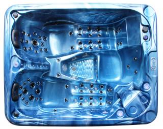 Vírivka PUMA 210x170x90 - Exkluzívny Model pre Útulné Relaxačné Chvíle Farba: OCEANWAWE
