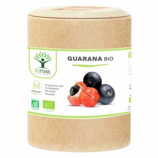 BIOPTIMAL - BIO Guarana (60kapsúl) (Proti únave, Prírodný spaľovač tukov, podpora trávenia, afrodiziakum)