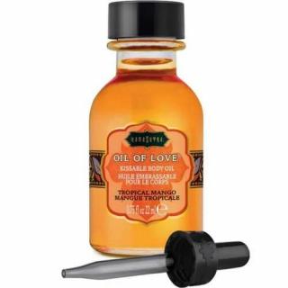 Intímny jedlý, masážny olej KAMASUTRA  Mango  - 22ml