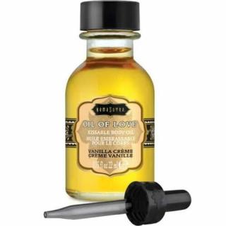 Intímny jedlý, masážny olej KAMASUTRA  Vanilka  - 22ml