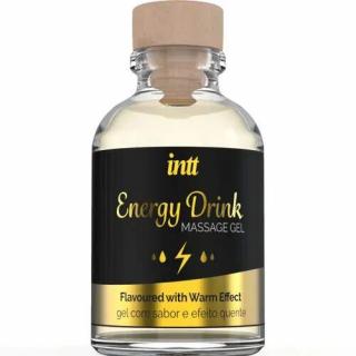 Intímny masážny olej INTT s príchuťou energetického nápoja - 30ml