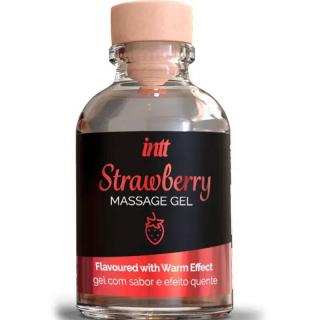 Intímny masážny olej INTT s príchuťou jahody 30ml