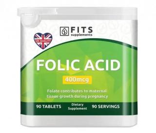 Kyselina listová 400mcg - 90 tabliet - Fits Suplements