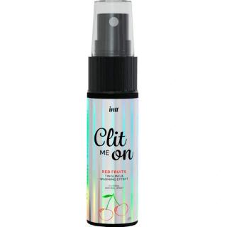 Stimulačný sprej INTT  Clit me On - Red fruits  - 12ml