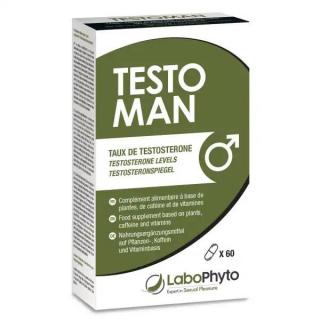 TestoMan - Zvýšenie hladiny testosterónu - LaboPhyto (60 kapsúl) (100% prírodný produkt - vyrobené vo Francúzsku)