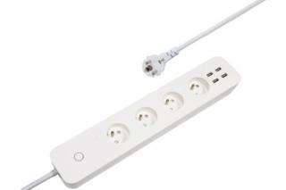 Immax NEO LITE Smart Predlžovací prívod 4AC + 4USB, WiFi