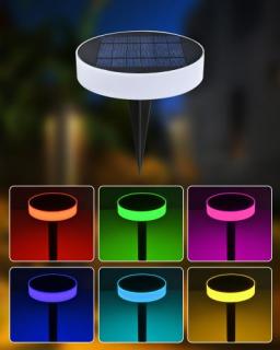 Immax NEO LITE smart solárne svietidlo ROUND, RGB, IP65, BT, TUYA