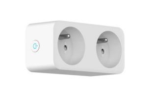 Immax NEO Smart vnútorná dvojzásuvka, 16A, Zigbee 3.0