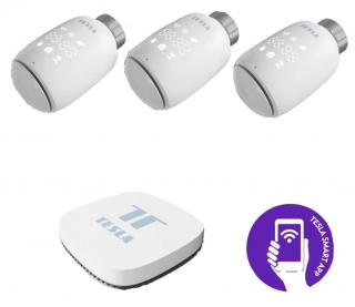 Tesla Smart Thermostatic Valve TV500 SADA (3x Valve + Hub)
