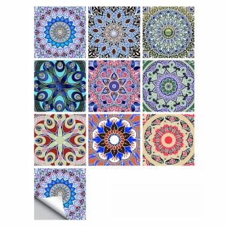 Nálepka mandala 10 ks - ZĽAVA 40% Varianta: Varianta 1