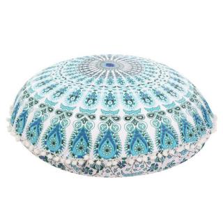 Okrúhla obliečka na vankúš mandala - ZĽAVA 20% Varianta: Varianta 2