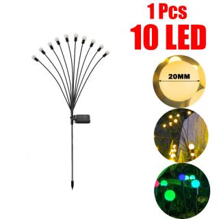 Solárne záhradné svetlo s 10 LED diódami - ZĽAVA 30% Farba: Farba, Počet LED: 2 kusy