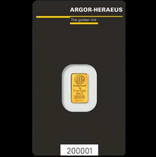 Argor Heraeus SA Argor Heraeus SA Švajčiarsko zlatá tehlička 1 gram