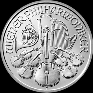 Münze Österreich Wiener Philharmoniker 1 Oz strieborná