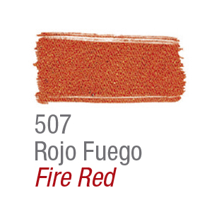 ACRILEX Farby na textil /matné 37ml Odtieň: 507 - Fire red - Ohnivočervená