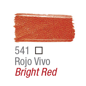 ACRILEX Farby na textil /matné 37ml Odtieň: 541 - Bright red - Svietivočervená