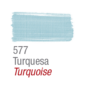 ACRILEX Farby na textil /matné 37ml Odtieň: 577 - Turquoise - Tyrkysová