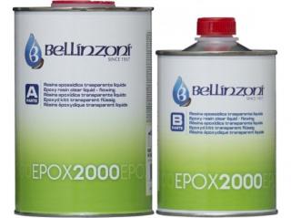 Epox 2000 epoxidový tmel (pastózny) - transparentný ,vertikálny, 1,5 kg