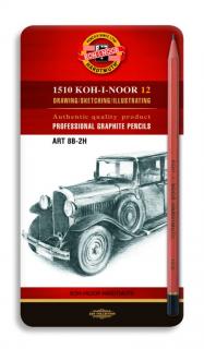 KOH-I-NOOR sada ceruziek 12 ks 8B-2H /1512N