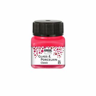 KREUL farby na sklo, keramiku a porcelán 20ml Farba: Carmine Red