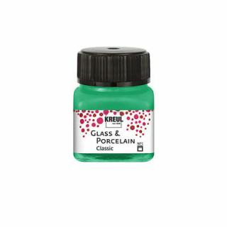 KREUL farby na sklo, keramiku a porcelán 20ml Farba: Dark green