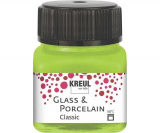 KREUL farby na sklo, keramiku a porcelán 20ml Farba: May green