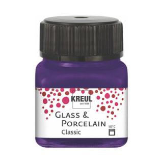 KREUL farby na sklo, keramiku a porcelán 20ml Farba: Violet