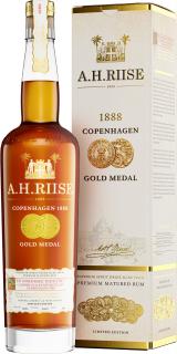 A.H. Riise 1888 Copenhagen Gold Medal 40% 0,7 l (kartón)