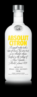 Absolut Citron 40% 0,7 l (čistá fľaša)