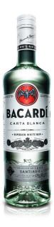 Bacardi Carta Blanca 37,5% 1 l (čistá fľaša)