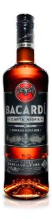 Bacardi Carta Negra 40% 0,7 l (čistá fľaša)