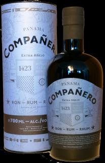 Companero Panama Extra Anejo Rum 12y 54% 0,7 l (tuba)